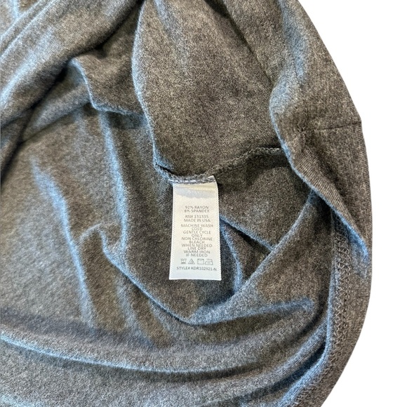 Socialite Gray T-Shirt Dress Small - Picture 2 of 5